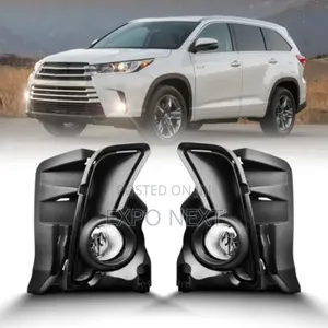 Toyota Highlander 2017-2019 Fog Lights and Covers Set Ty Halogen