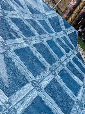 Sea Blue With Design Grade 2 American Rubber Floor Carpet