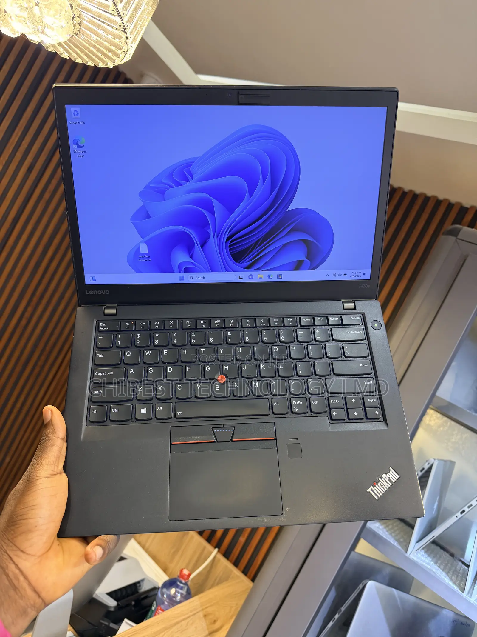 Laptop Lenovo ThinkPad T470s 8GB Intel Core i7 SSD 256GB