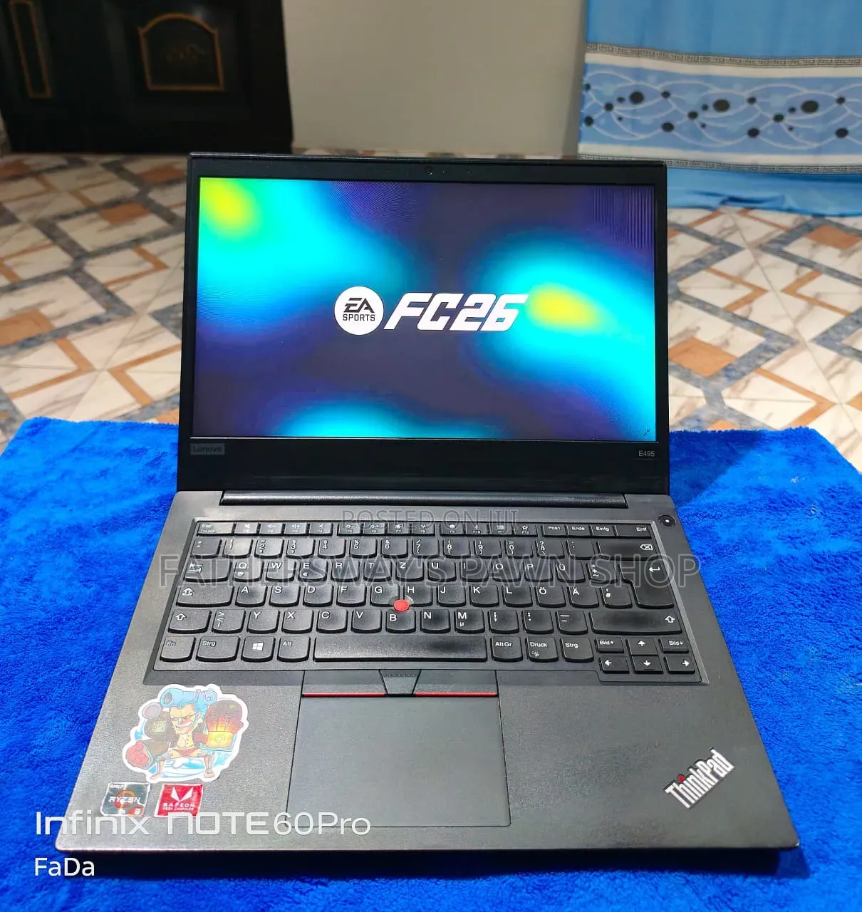 Laptop Lenovo ThinkPad E495 12GB AMD Ryzen 5 SSD 512GB