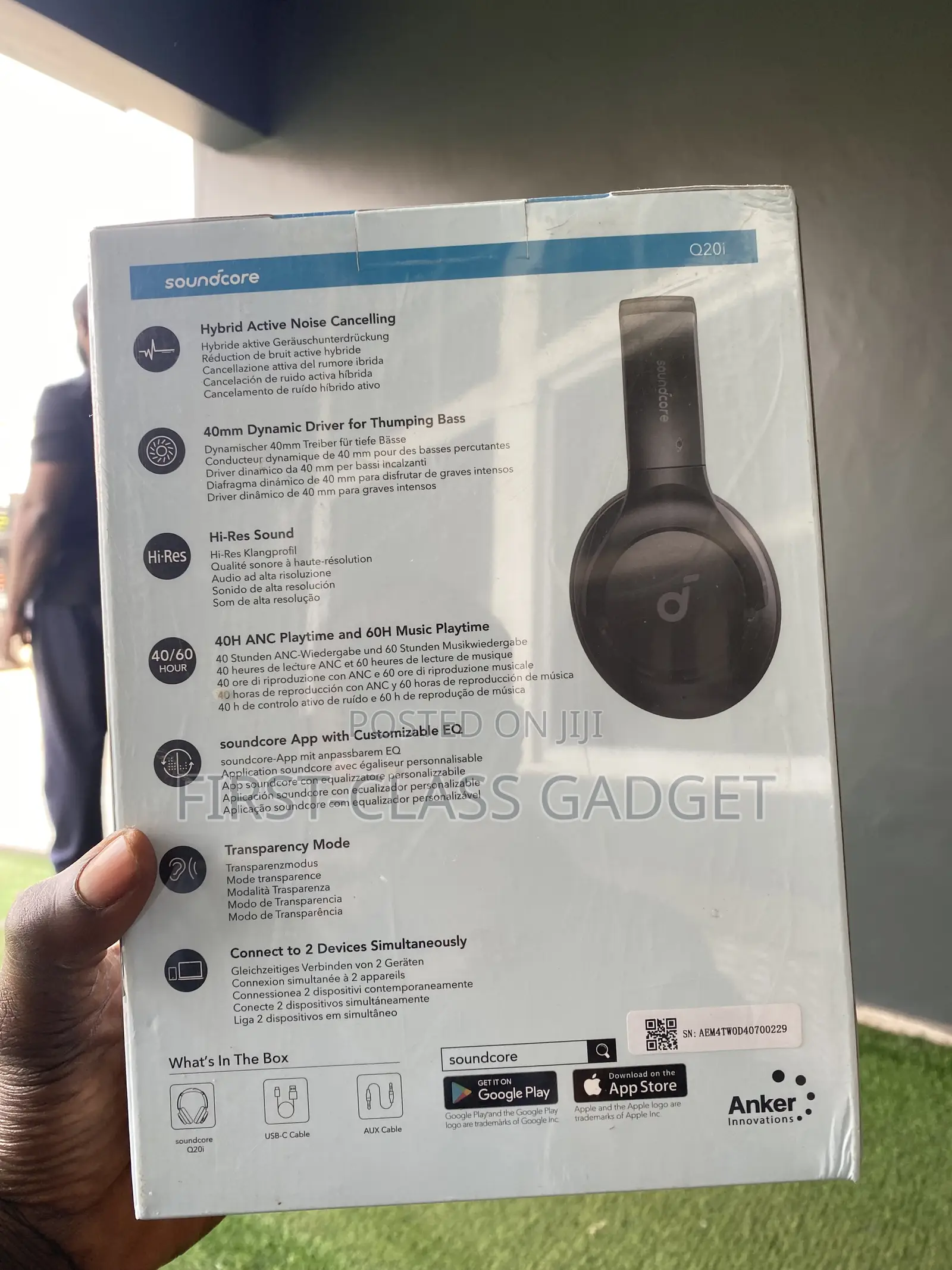 Soundcore by Anker Q20i Wireless Noise Cancelling Headphones