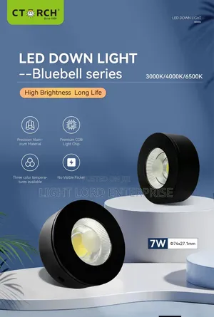Led Down Light Direct Surface 2color 7watts
