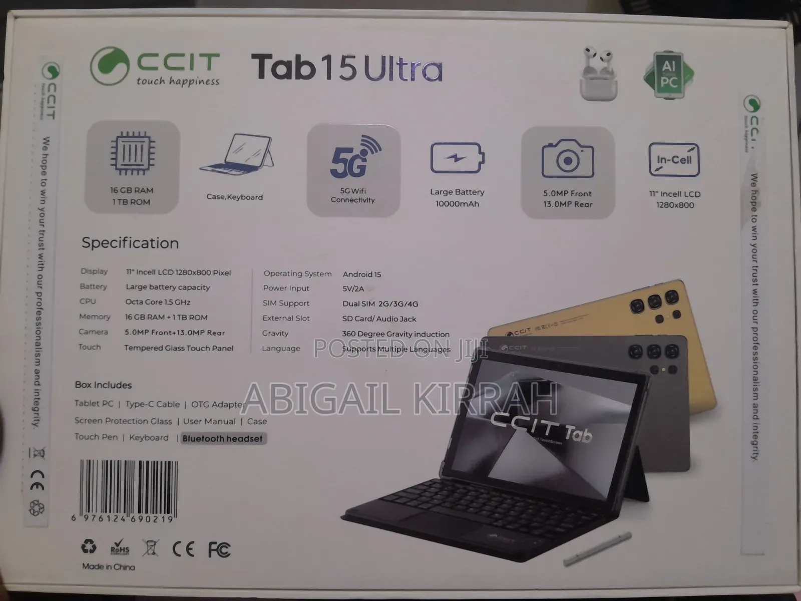 New Tablet 1 TB Black