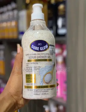 Sure Glow Super Glowing and Exfoliating Sugar Scrub Shower Gel