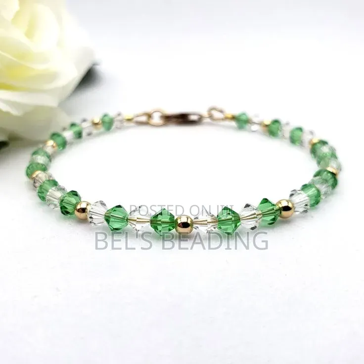 Crystal Bead Bracelet