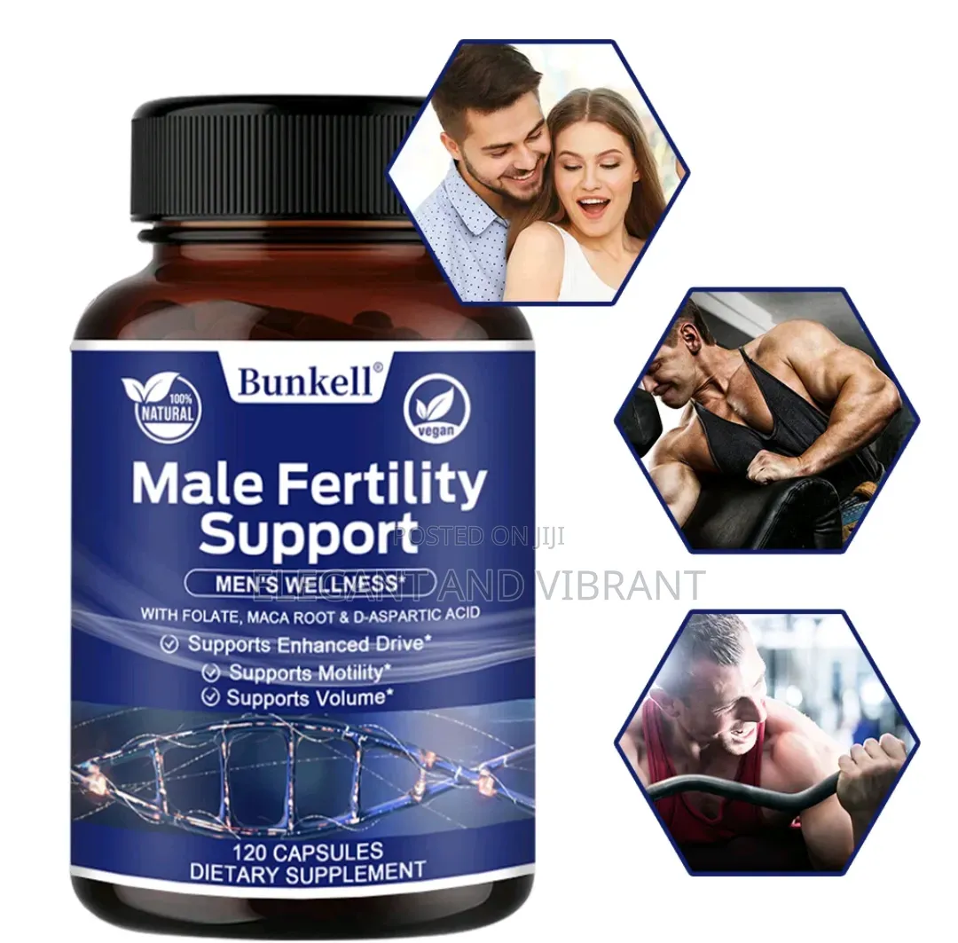 Male Fertility Support With Maca Root D-Aspartic Acid Enhanced Drive