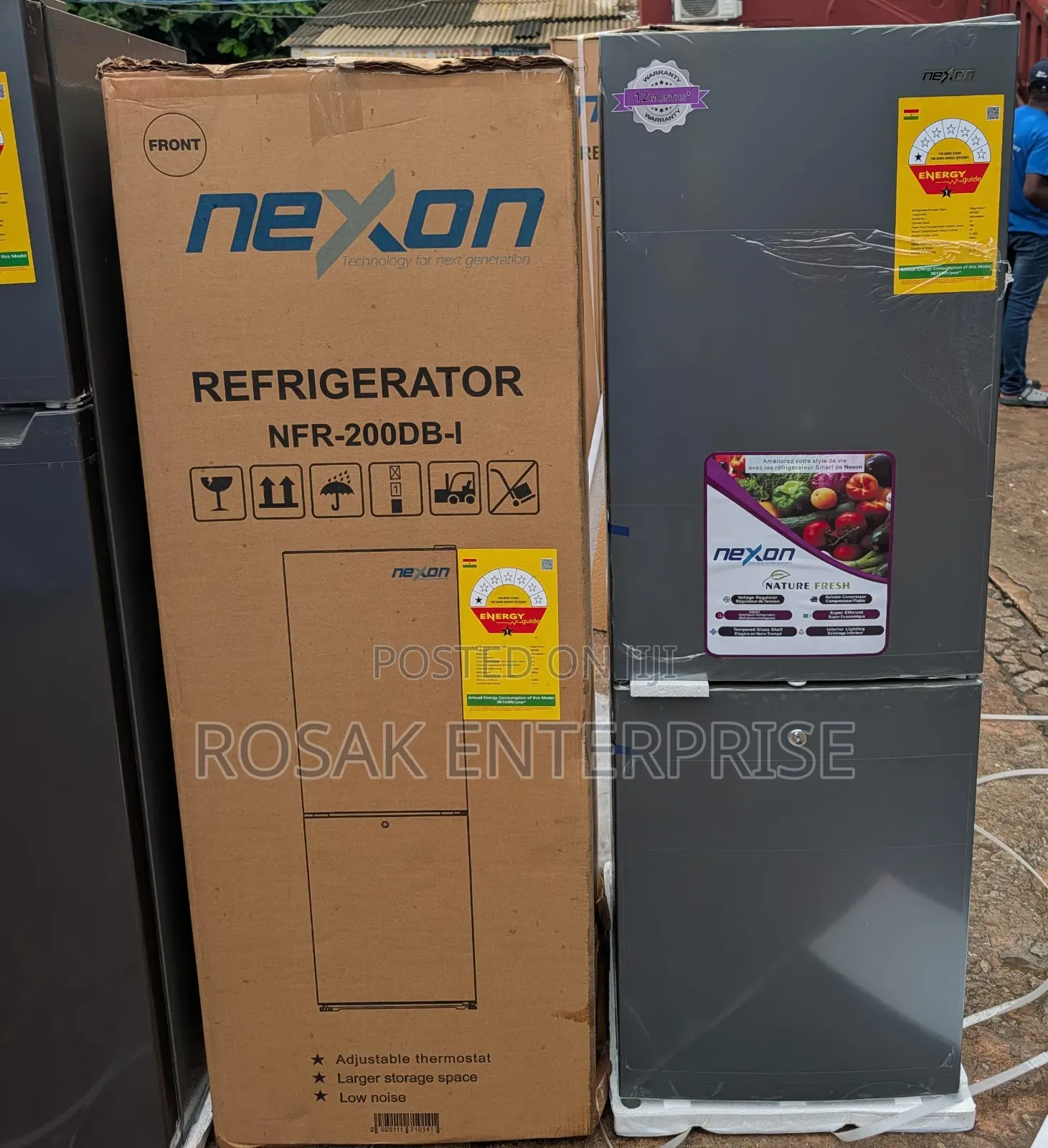 Nexon NFR-200db-1 Refrigerator Combi *157l*