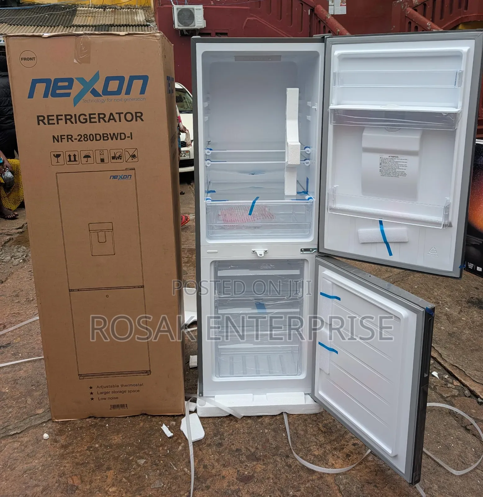 Nexon NFR-280dbwd Refrigerator With Dispenser *227l*