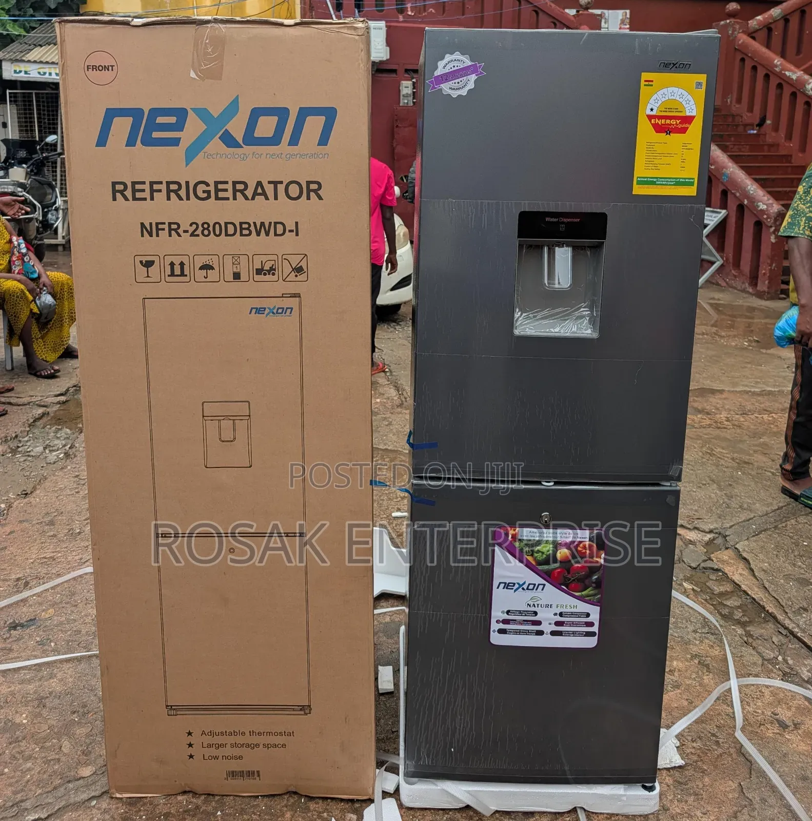 Nexon NFR-280dbwd Refrigerator With Dispenser *227l*