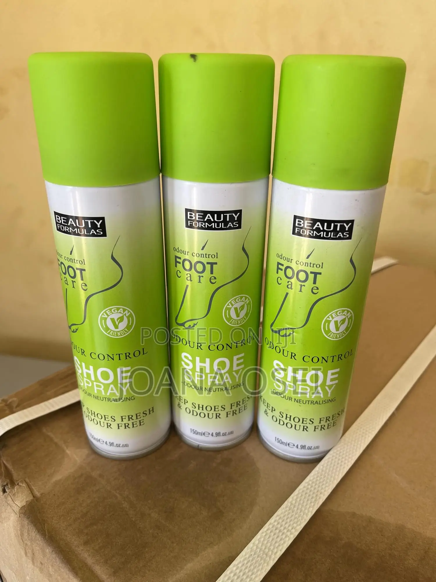 Odor Control Shoe Spray