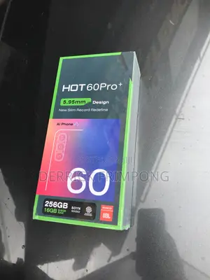 New Infinix Hot 60 Pro+ 256 GB Black