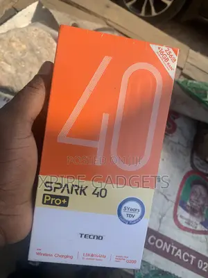 New Tecno Spark 40 Pro+ 256 GB Black