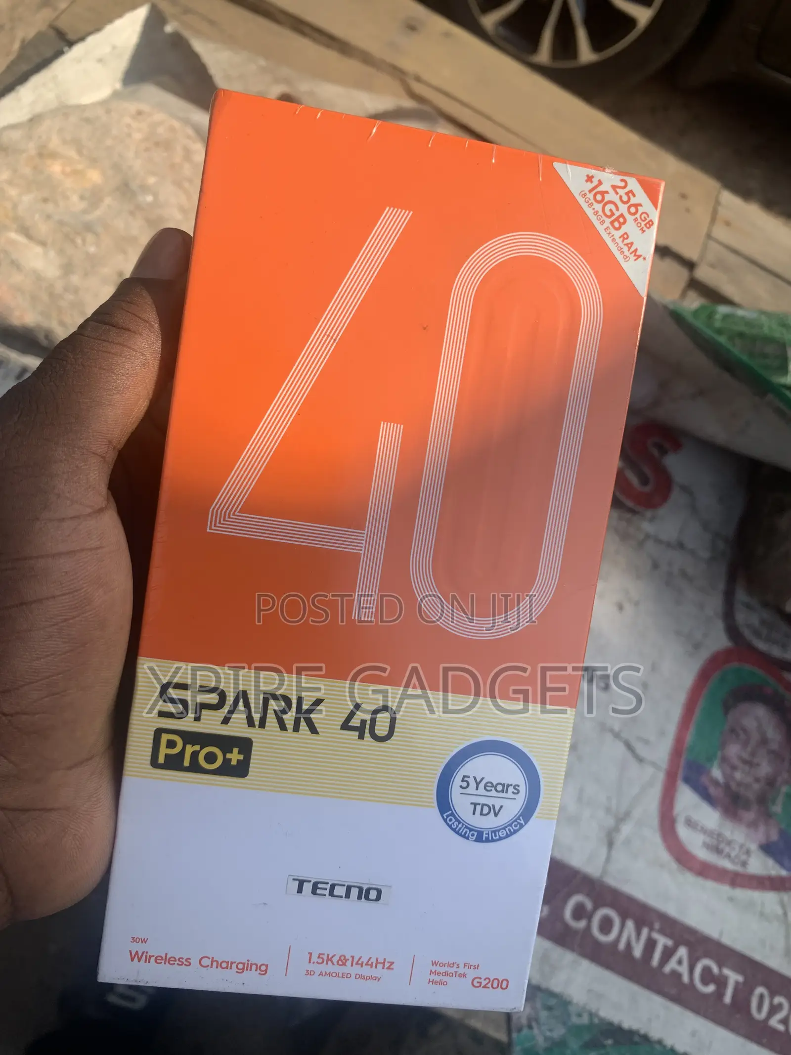 New Tecno Spark 40 Pro+ 256 GB Black