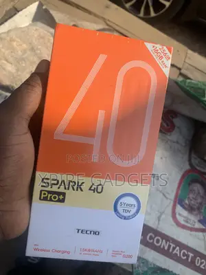 New Tecno Spark 40 Pro+ 256 GB Black