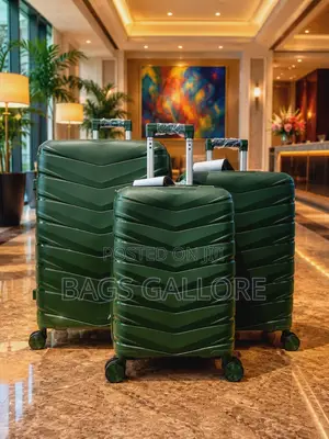 Peach Luggage 3set