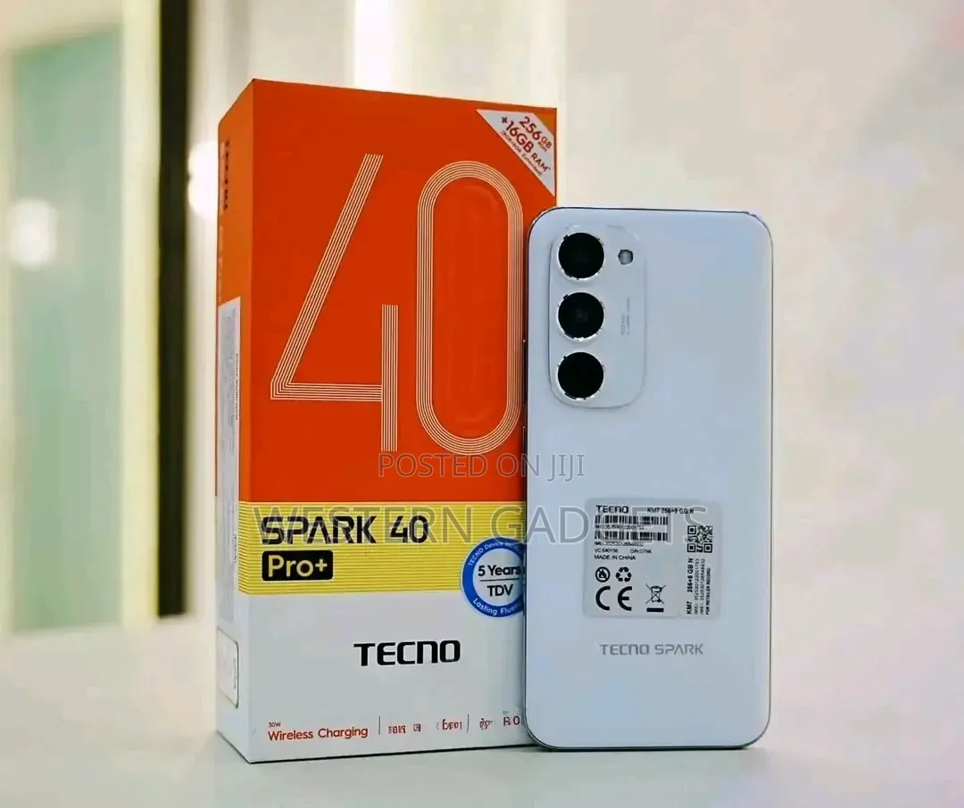 New Tecno Spark 40 Pro+ 256 GB White