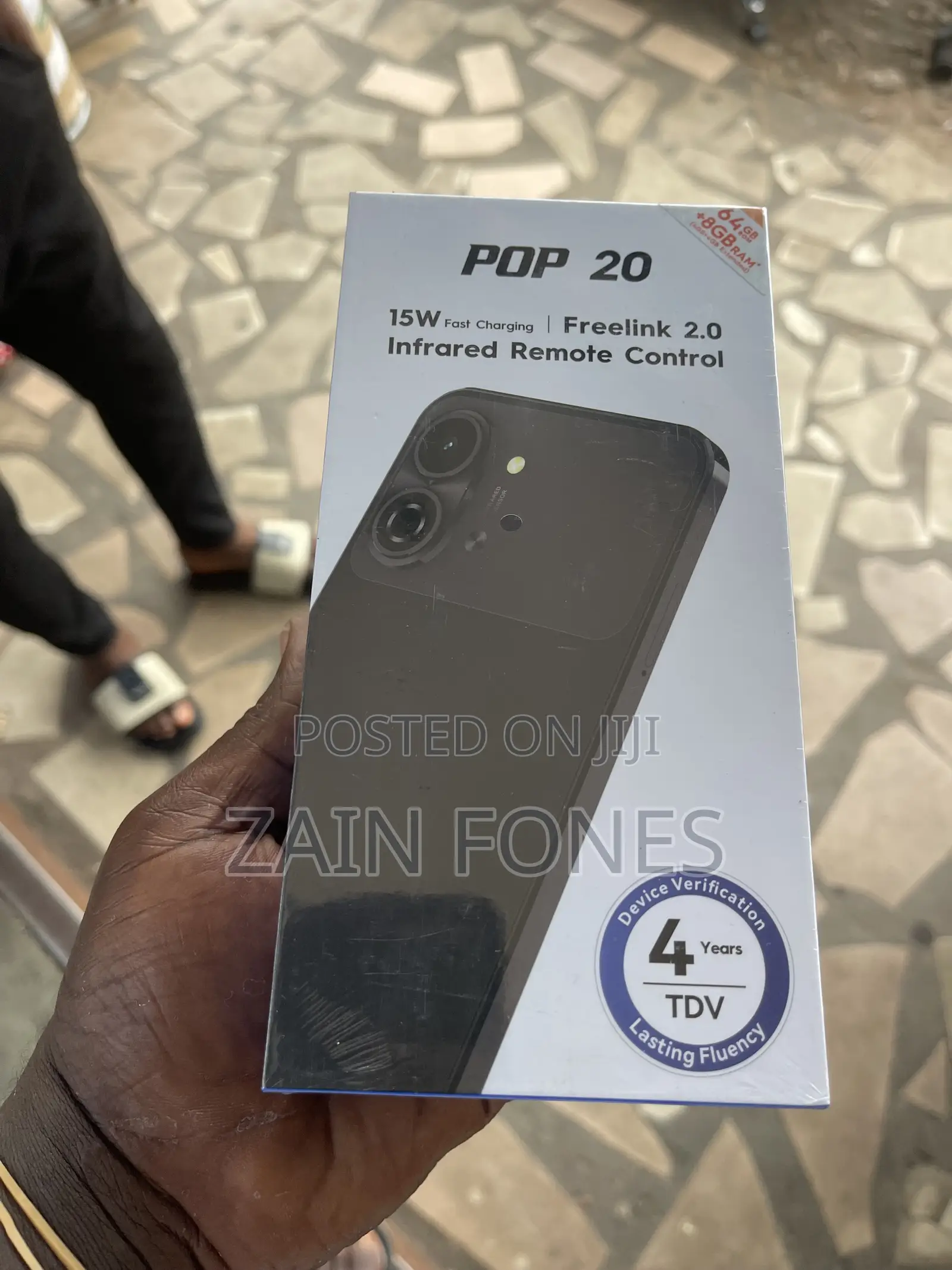 New Tecno Pop 20 64 GB Black
