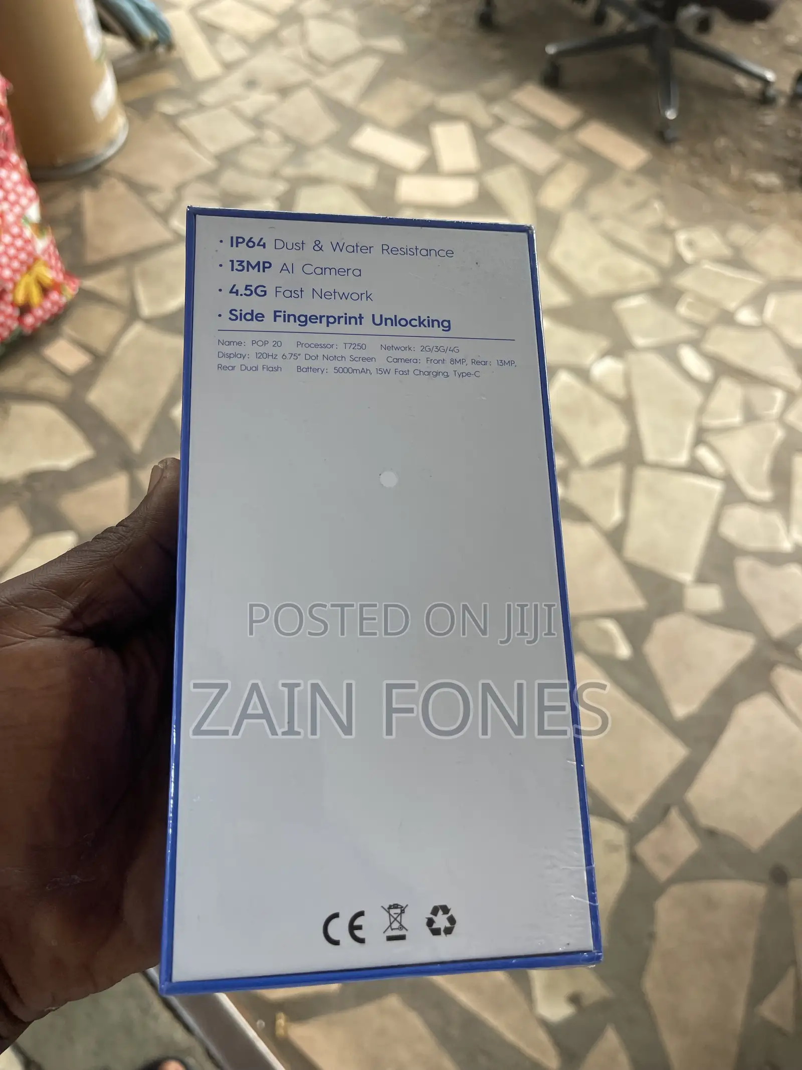 New Tecno Pop 20 64 GB Black