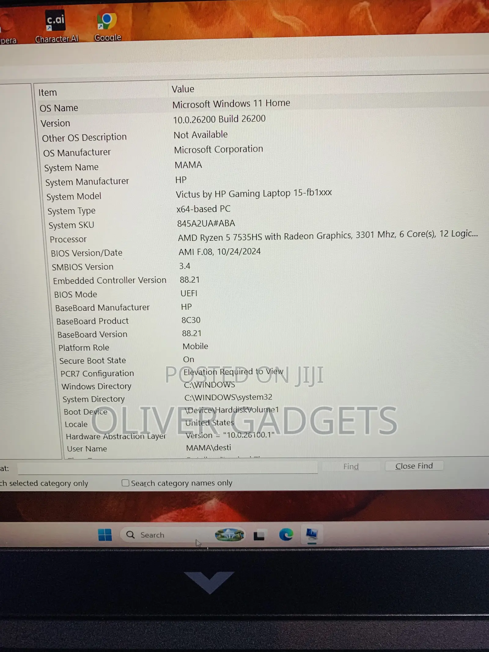 Laptop HP Victus 15 16GB AMD Ryzen 5 SSD 512GB