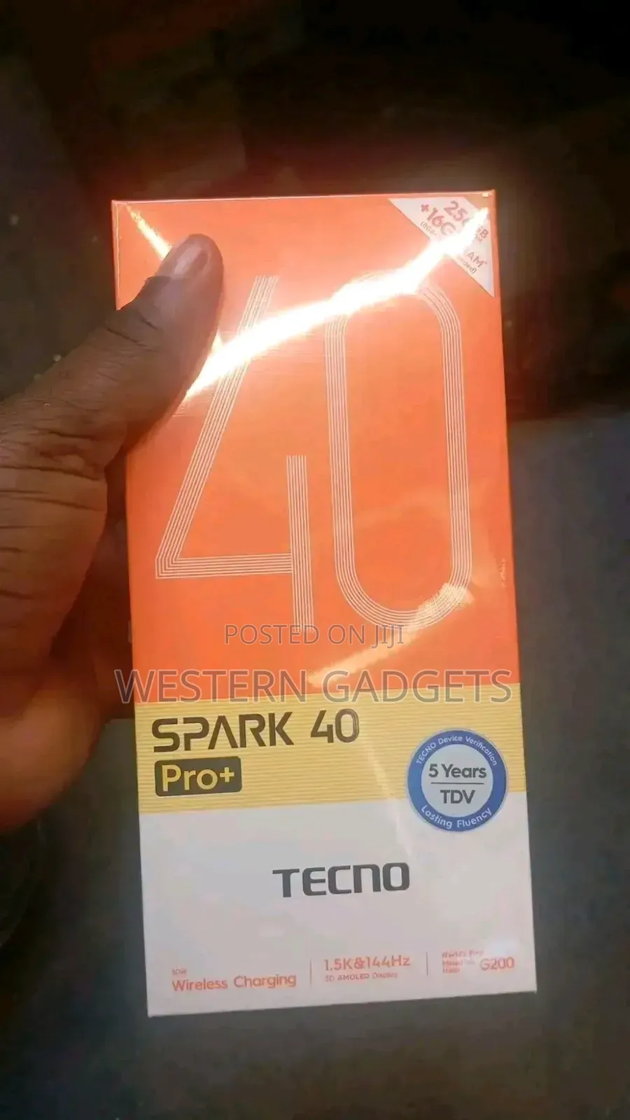 New Tecno Spark 40 Pro+ 256 GB Black