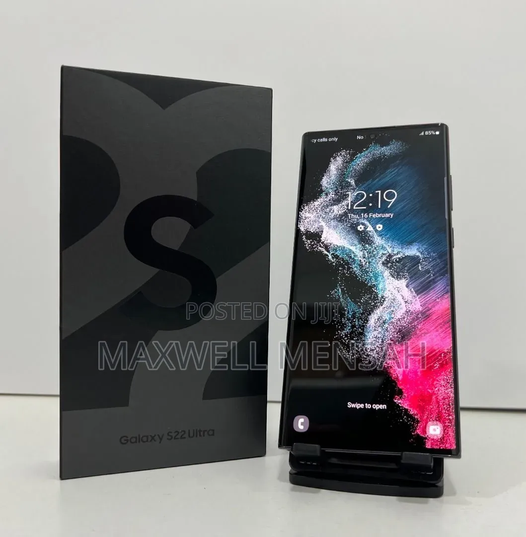 New Samsung Galaxy S22 Ultra 5G 128 GB Black