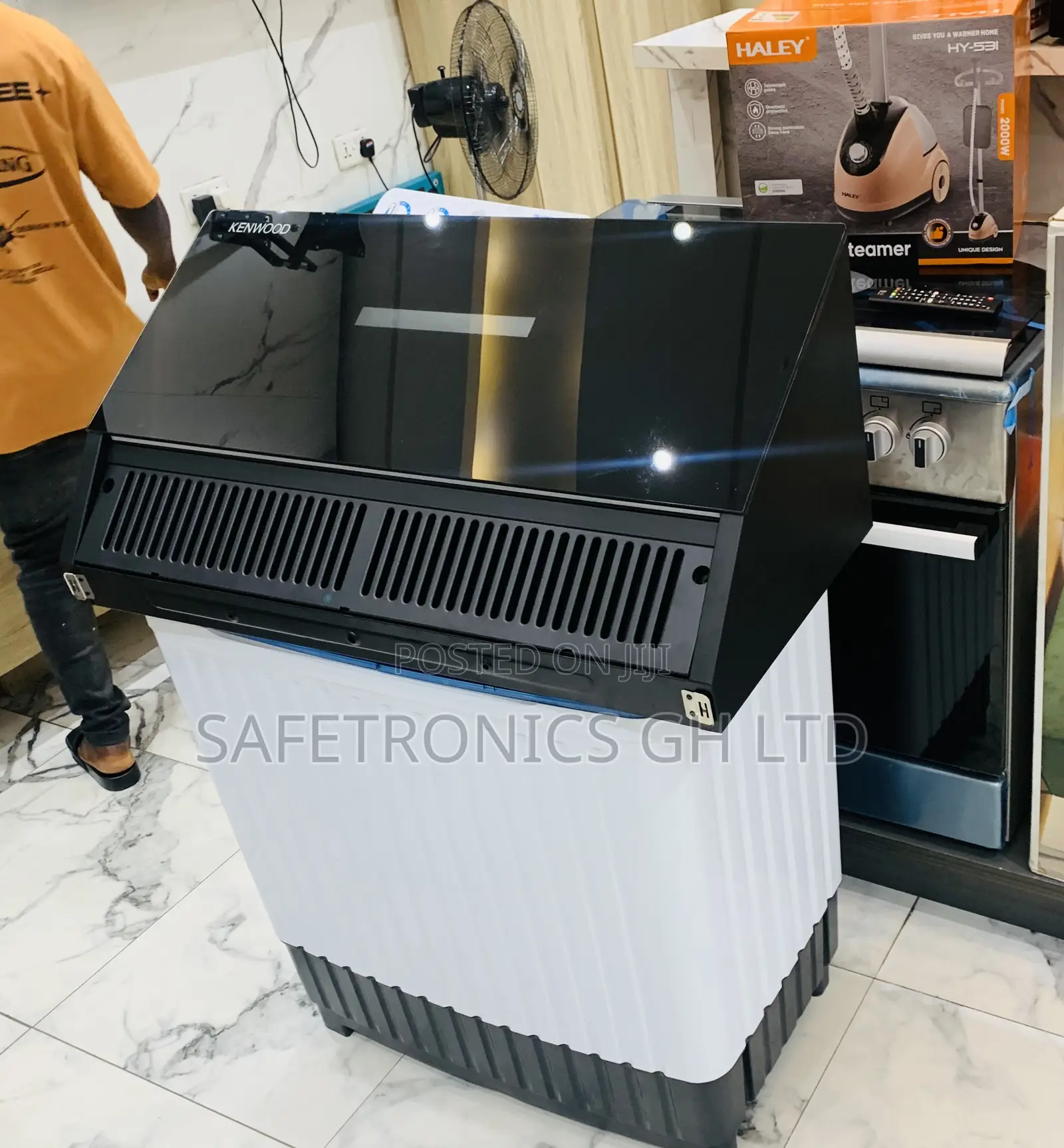 New Design Black Kenwood 90cm Heat Extractor (Range Hood).