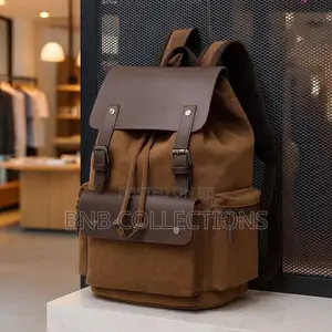 Quality Canvas Unisex Backpack Multi-pocket Work School Travel
