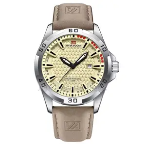 Va Va Voom Men Casual Sport Military Quartz Leather Watch