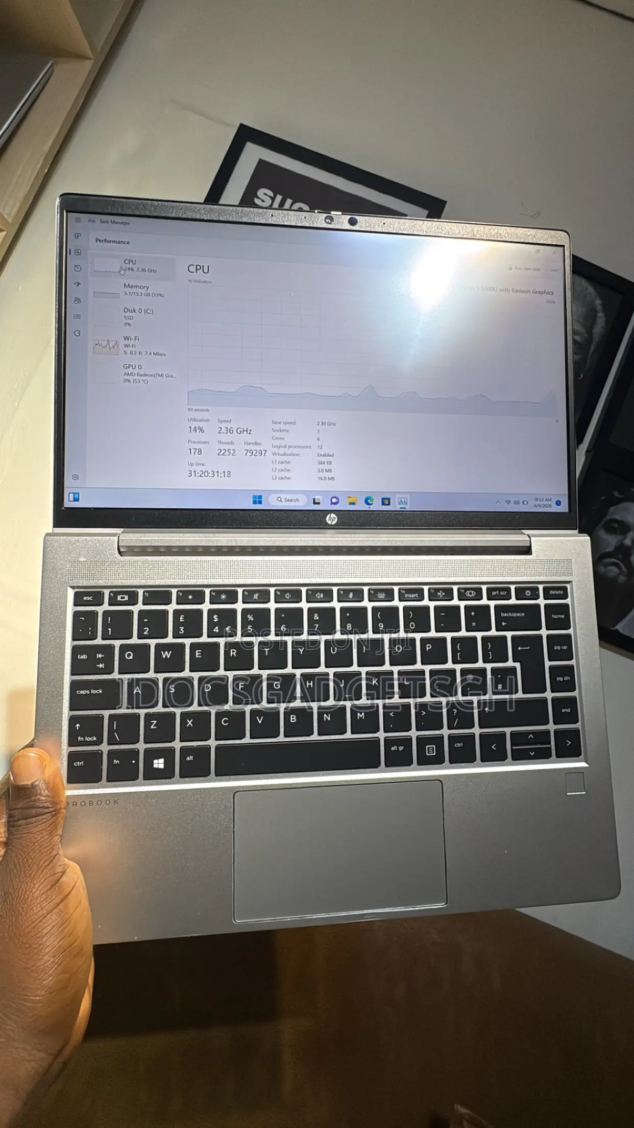 Laptop HP ProBook X360 445 G8 16GB AMD Ryzen 5 SSD 256GB