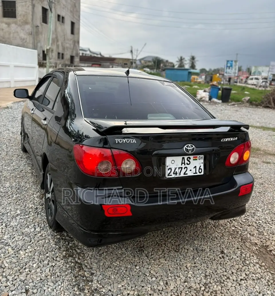 Toyota Corolla S 2007 Black