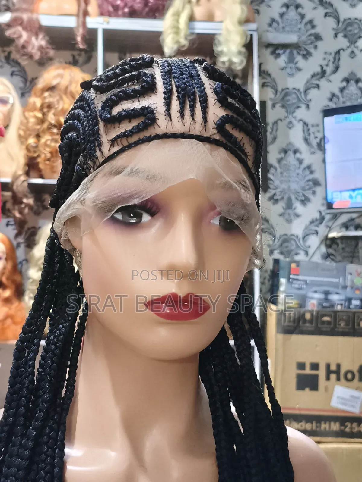 Zigzag Braids In Black