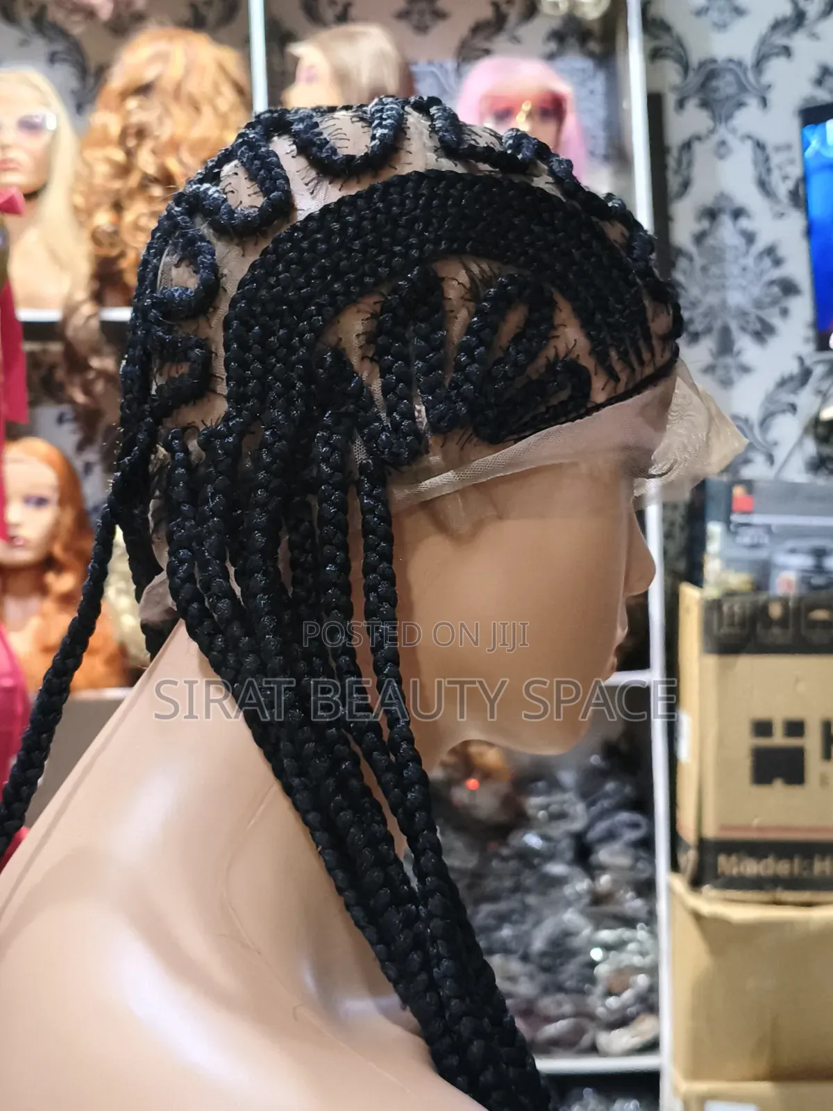 Zigzag Braids In Black