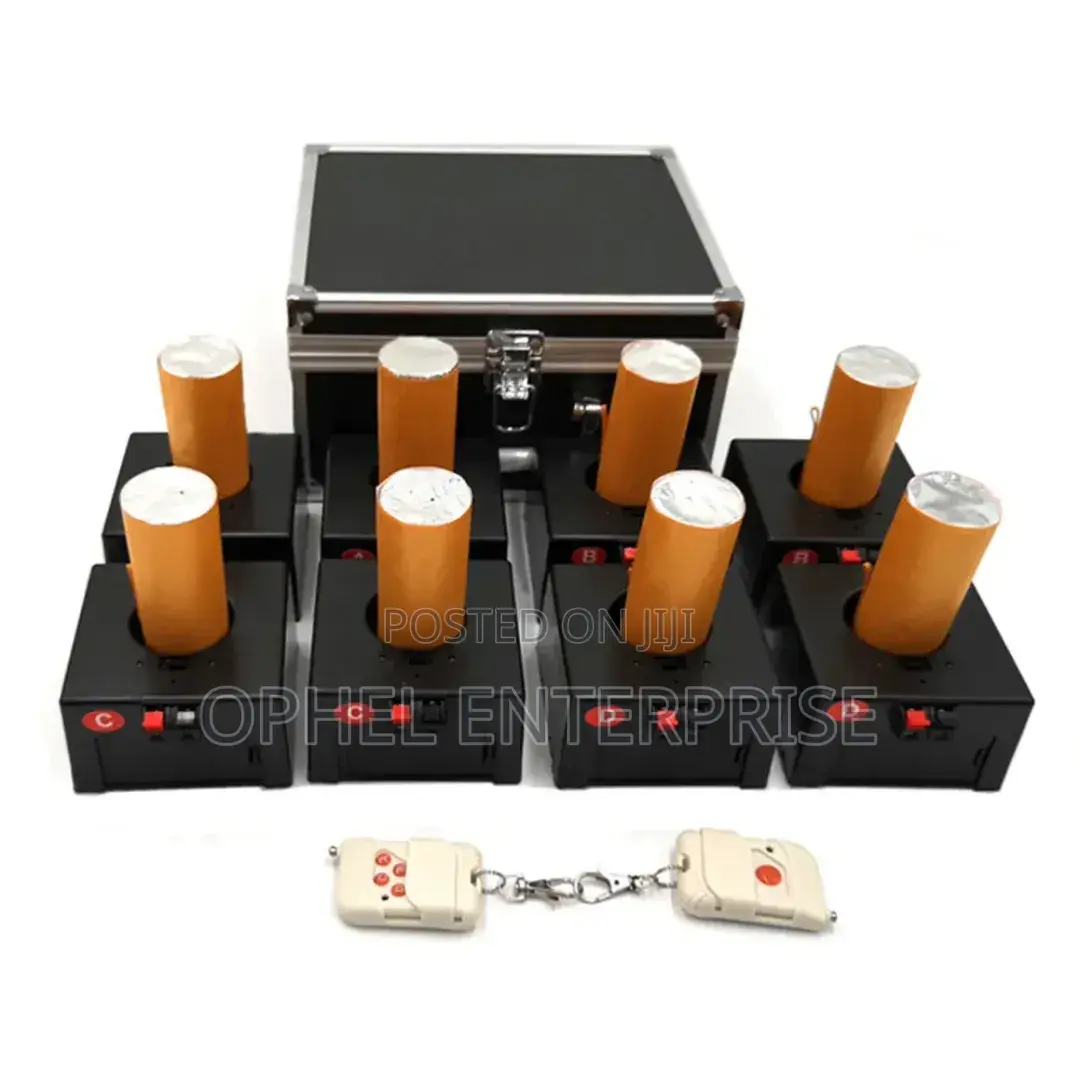 8 Cues Cold Fountain Fireworks Machine