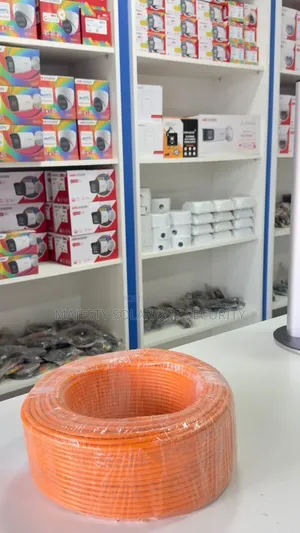 Dahua Cat6 Orange Cable 100mm
