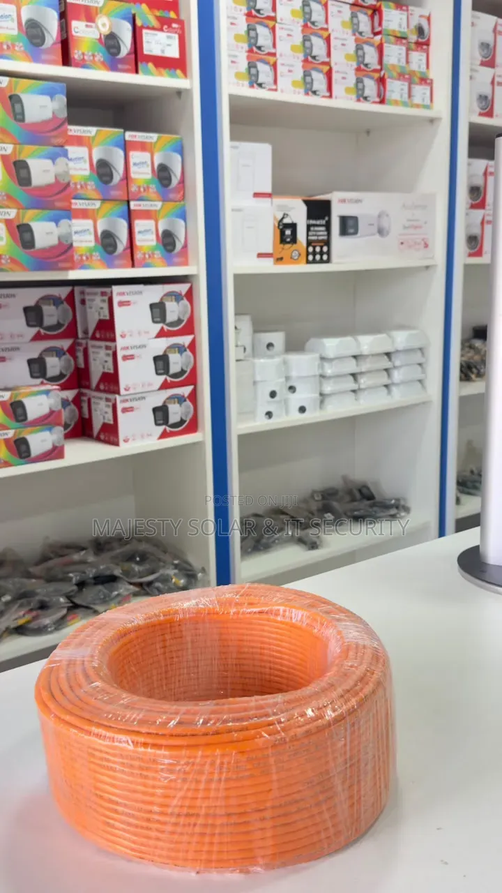 Dahua Cat6 Orange Cable 100mm