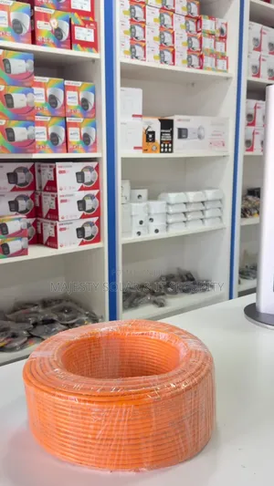 Dahua Cat6 Orange Cable 100mm