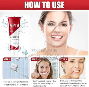 Sp-10 Probiotics Bright Deep Cleaning Stain Removing Toothpaste 120g