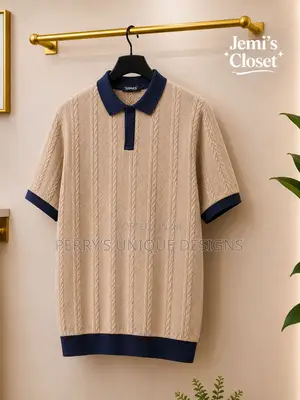 Executive Heritage Knit Polo – Coffee Brown