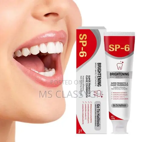 Sp-6 Probiotics Bright Deep Clean Stain Removing Toothpaste 120g