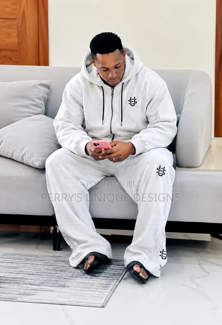 Urban Luxe Premium Tracksuit Set – Ash Grey