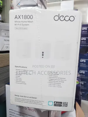 Tplink Deco X20 Ax1800 3 Pack Mesh Wi-Fi 6 System