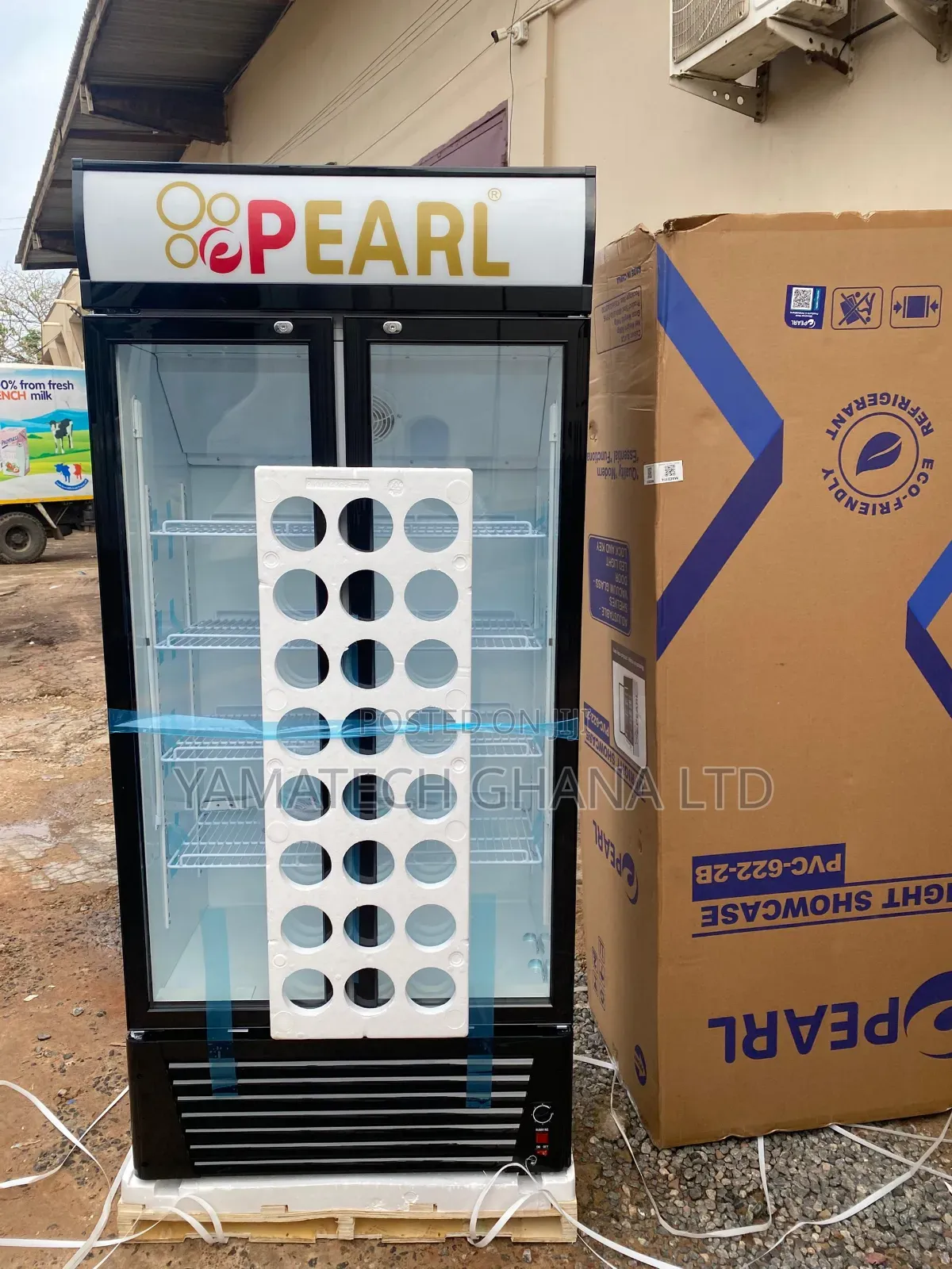 Pearl 510 Litre Double Door Display Fridge