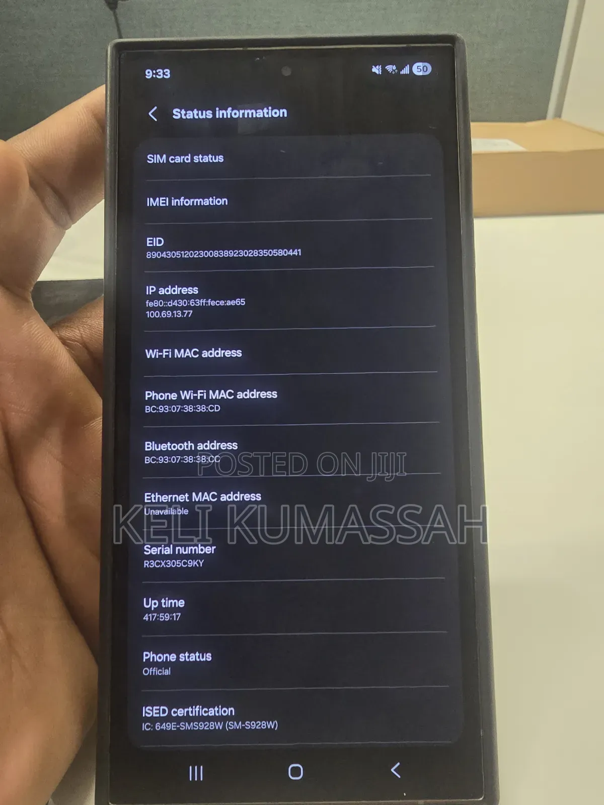 Samsung Galaxy S24 256 GB Gold