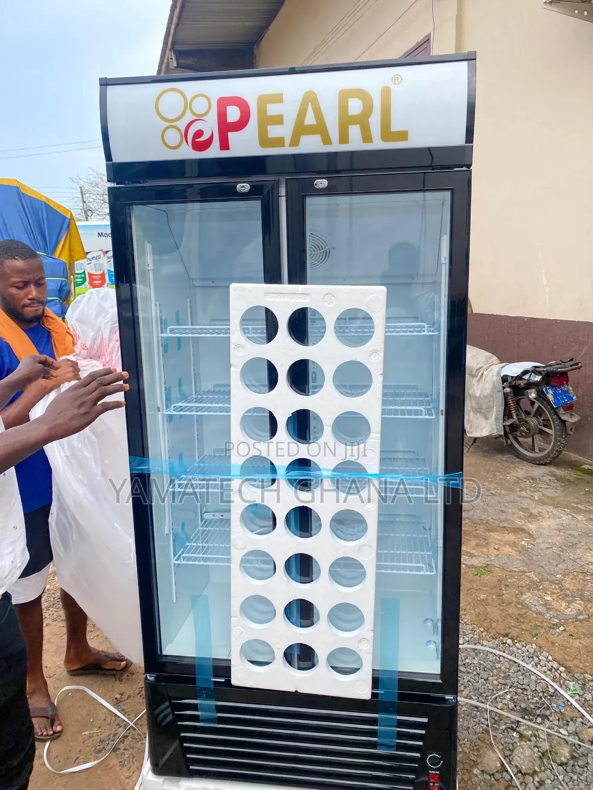 Pearl 510 Litre Double Door Display Fridge