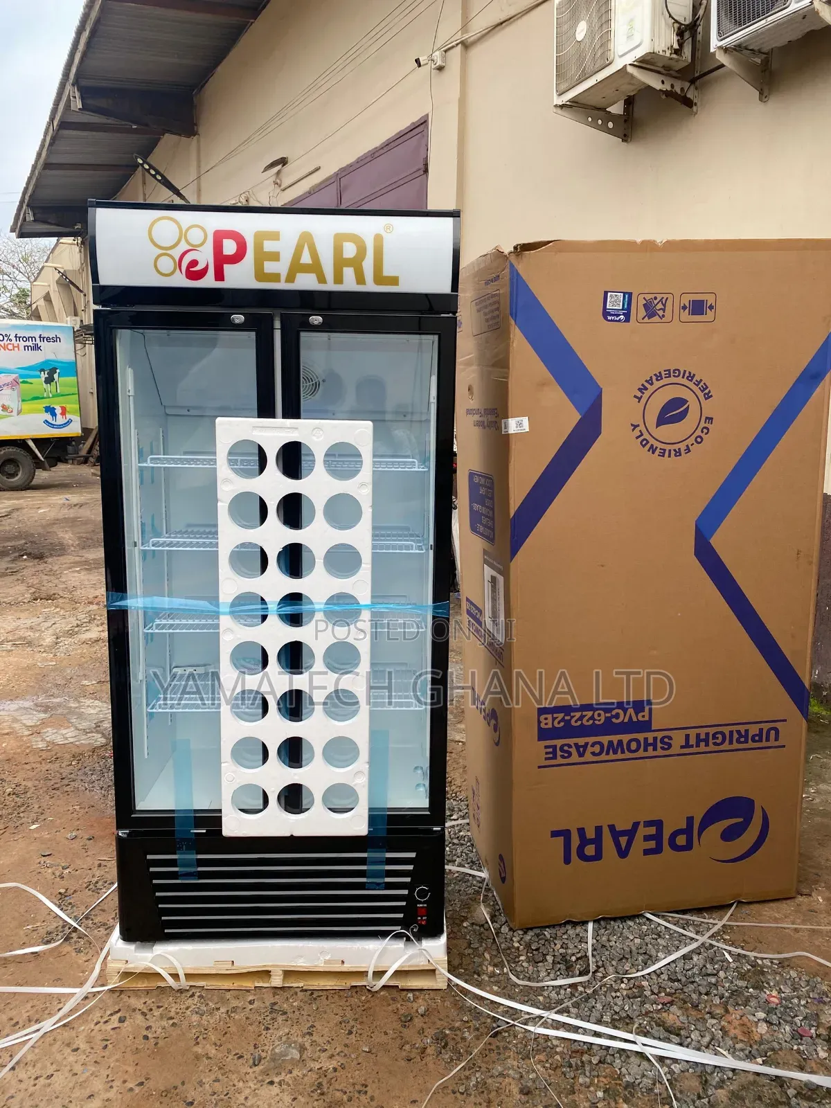 Pearl 510 Litre Double Door Display Fridge