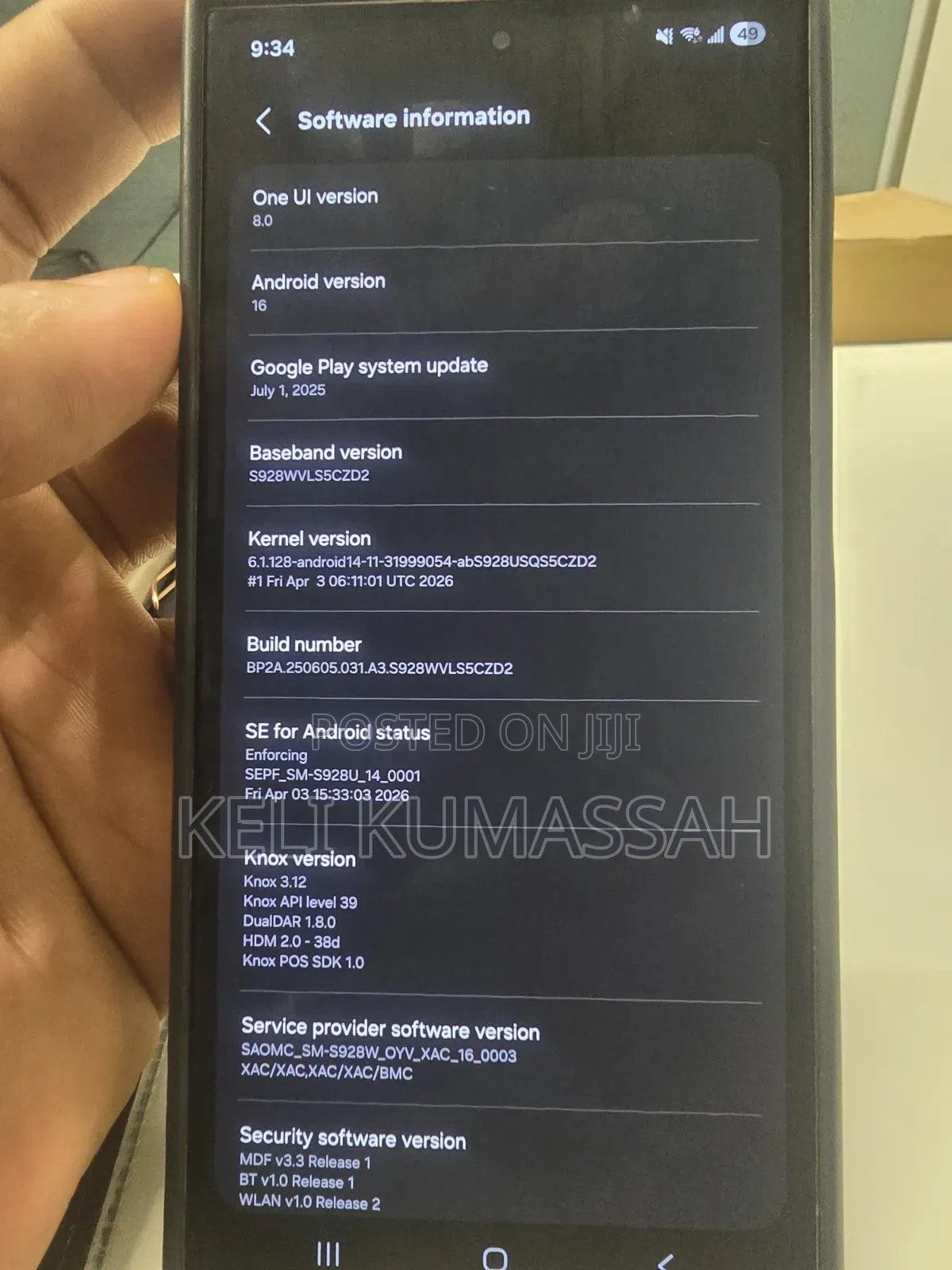 Samsung Galaxy S24 256 GB Gold