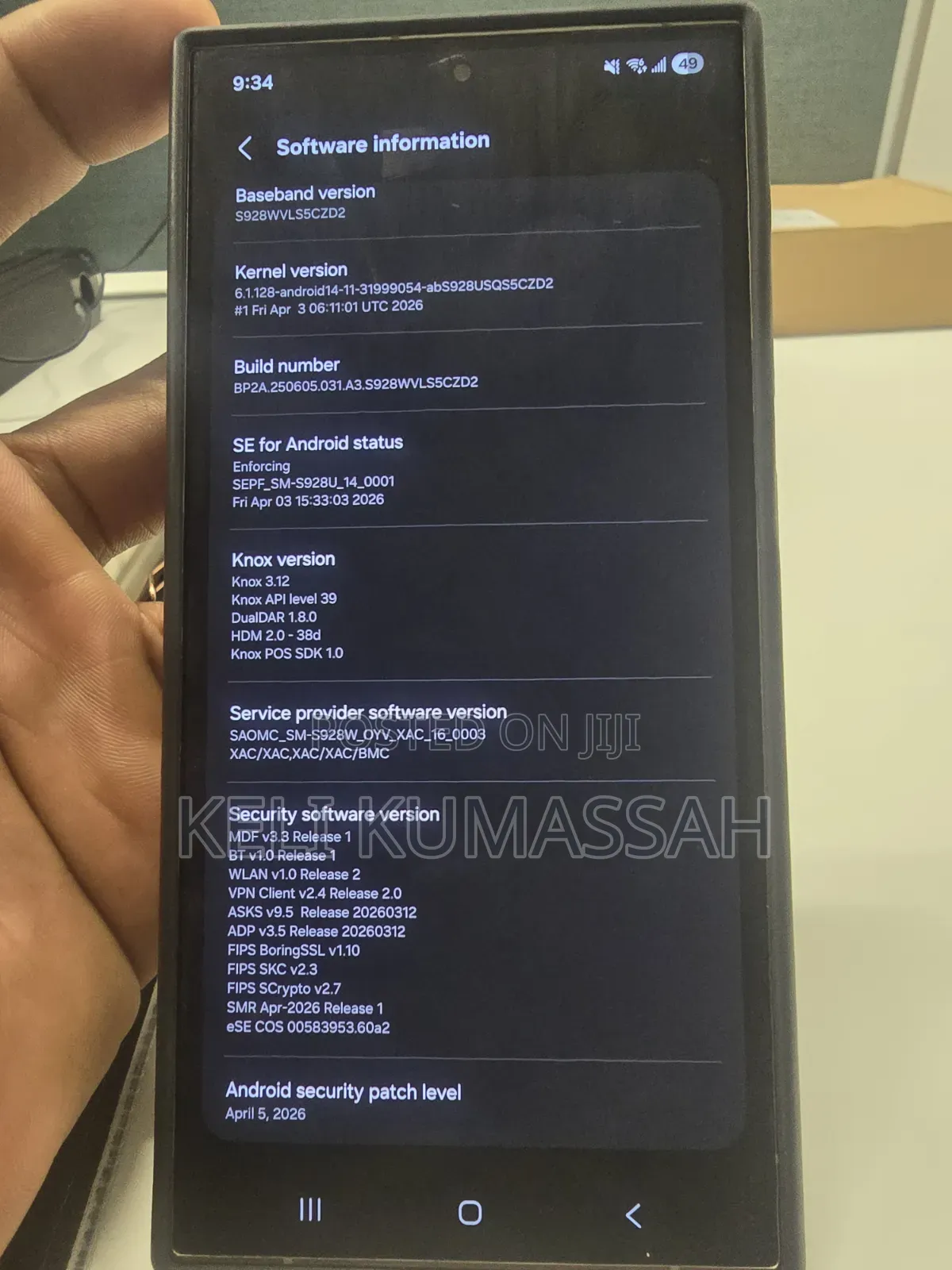 Samsung Galaxy S24 256 GB Gold