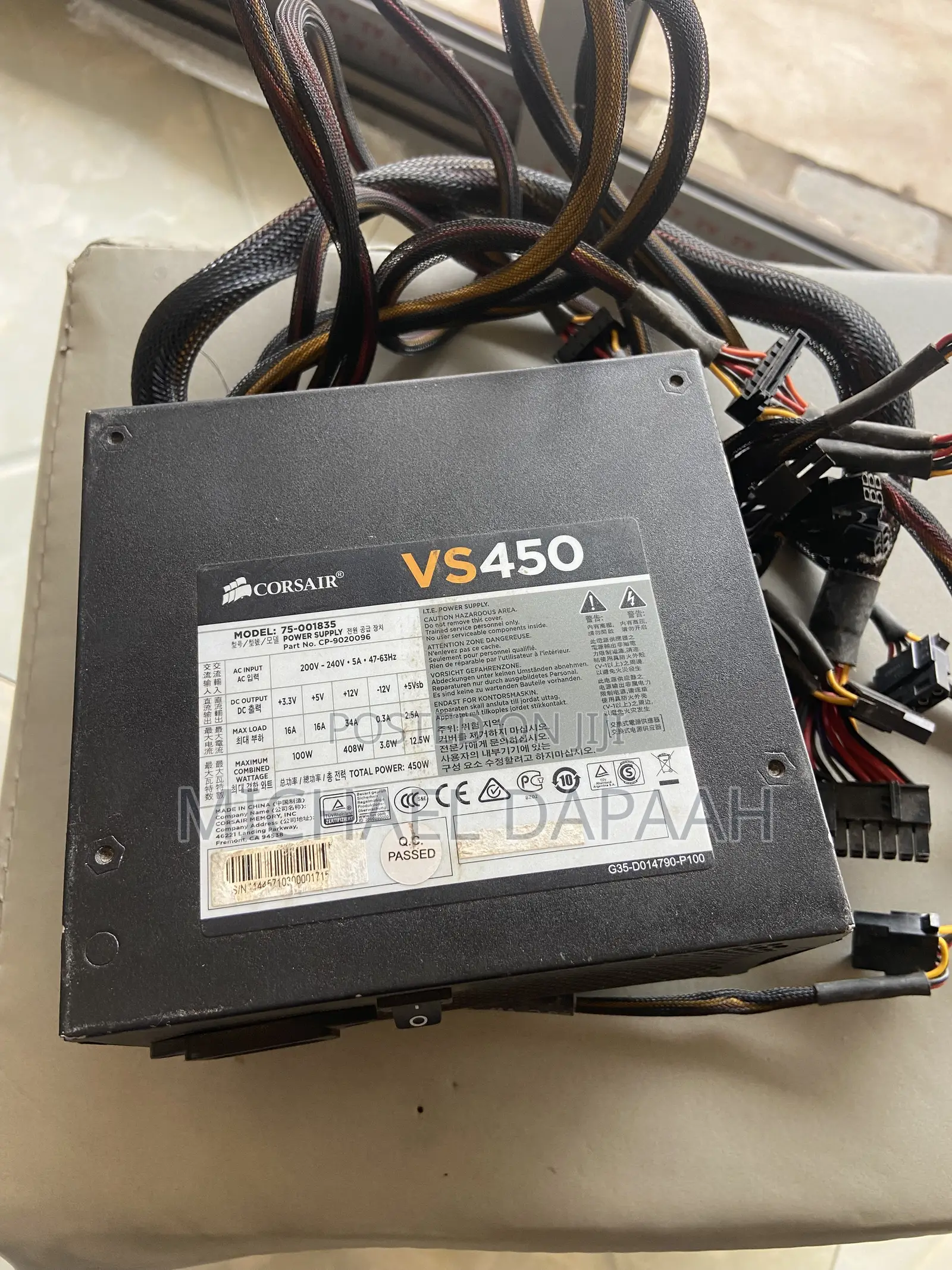 Corsair vs 450 Watts