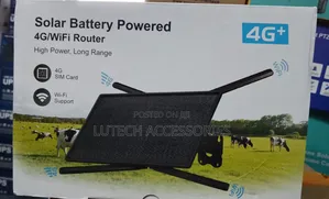 Solar Battery With 4g/Wi-Fi Router