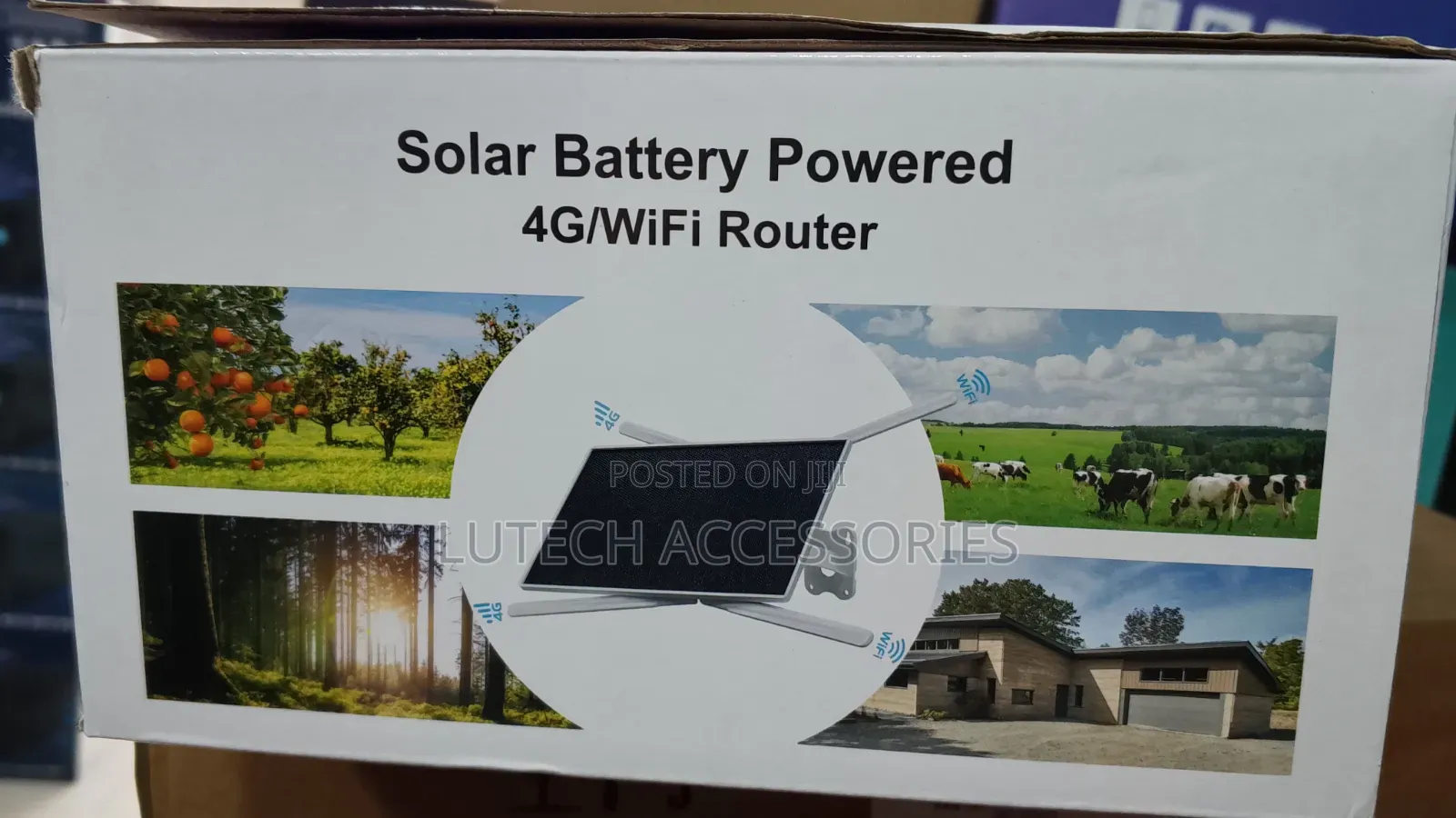 Solar Battery With 4g/Wi-Fi Router